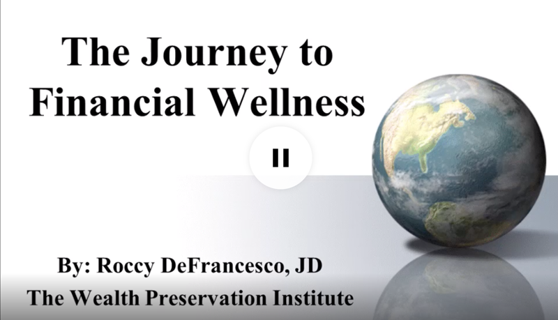 Journey To Financial Wellness Slide